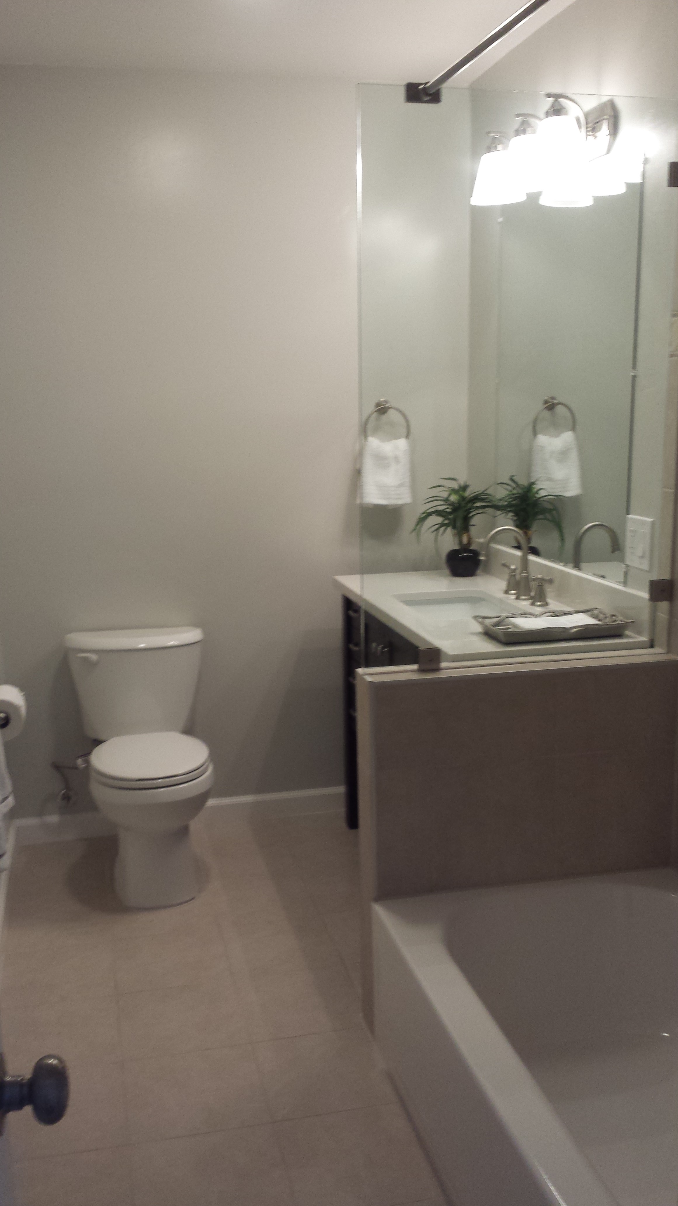 bathroom after