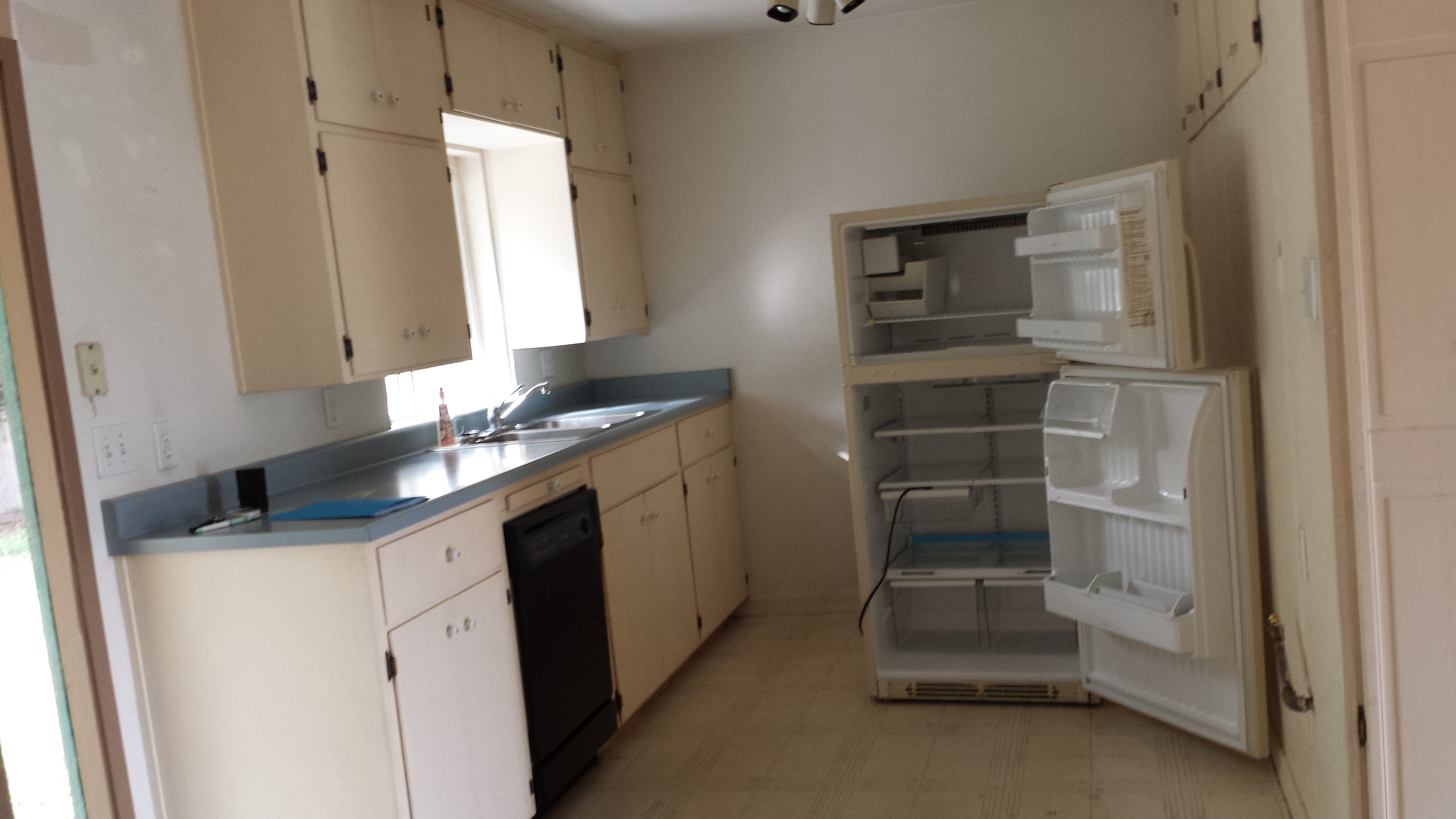 kitchen before